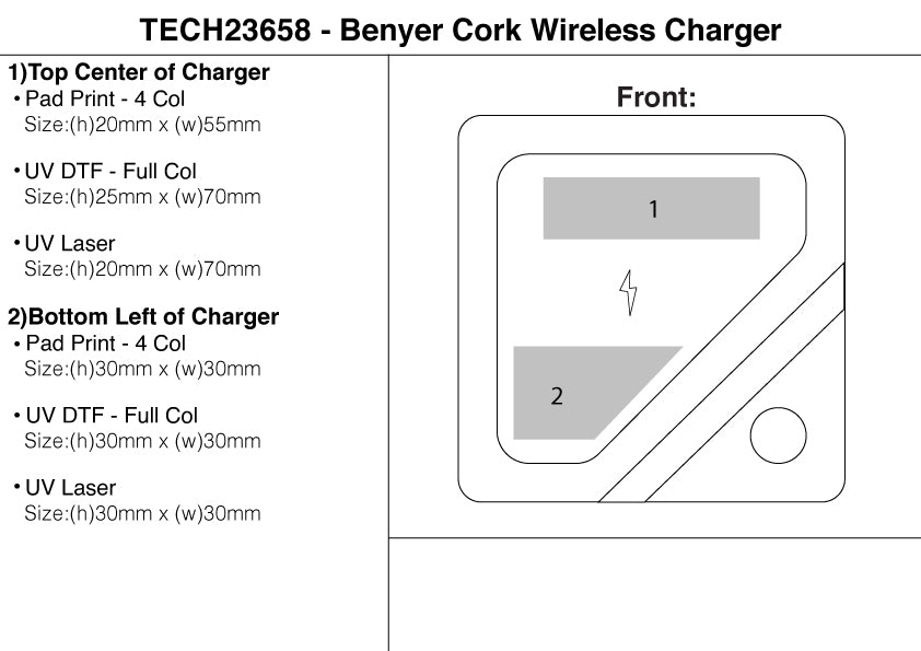 Benyer Cork Wireless Charger – Branded Technology