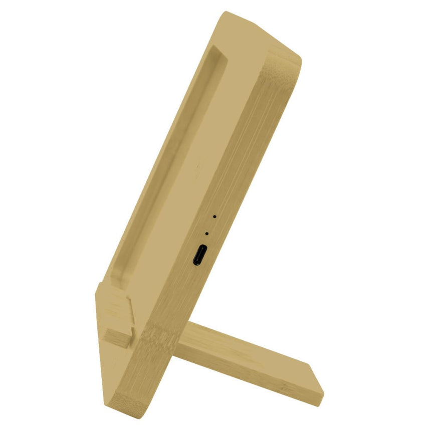 Bamboo Wireless Charger & Photo Frame – Branded Technology