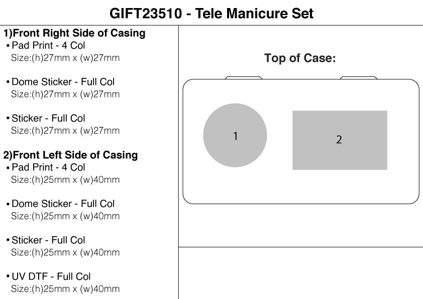 Tele Manicure Set – Branded Personal Care