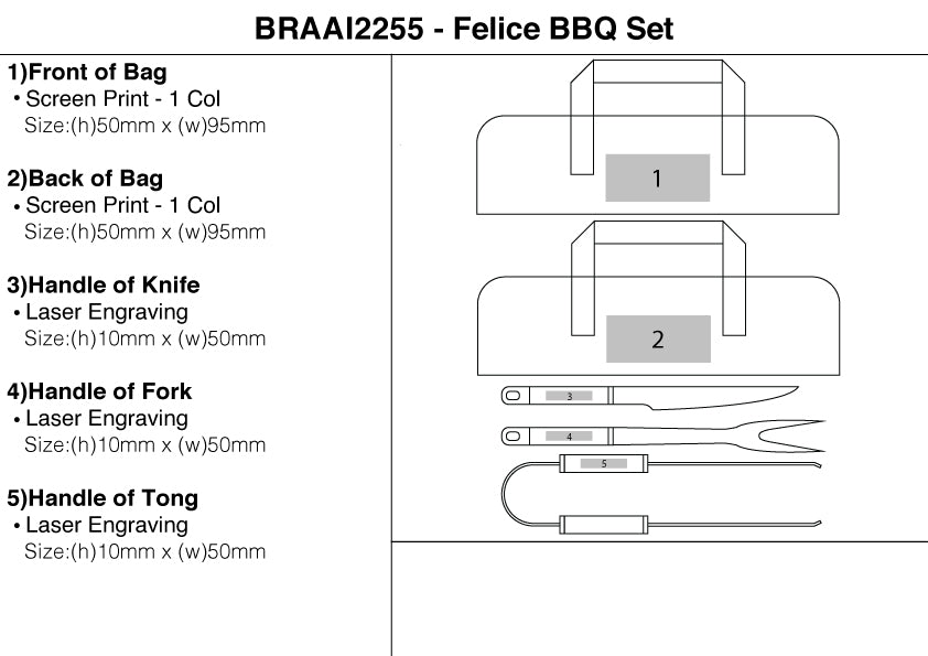 Felice BBQ Set – Branded Executive Gifts