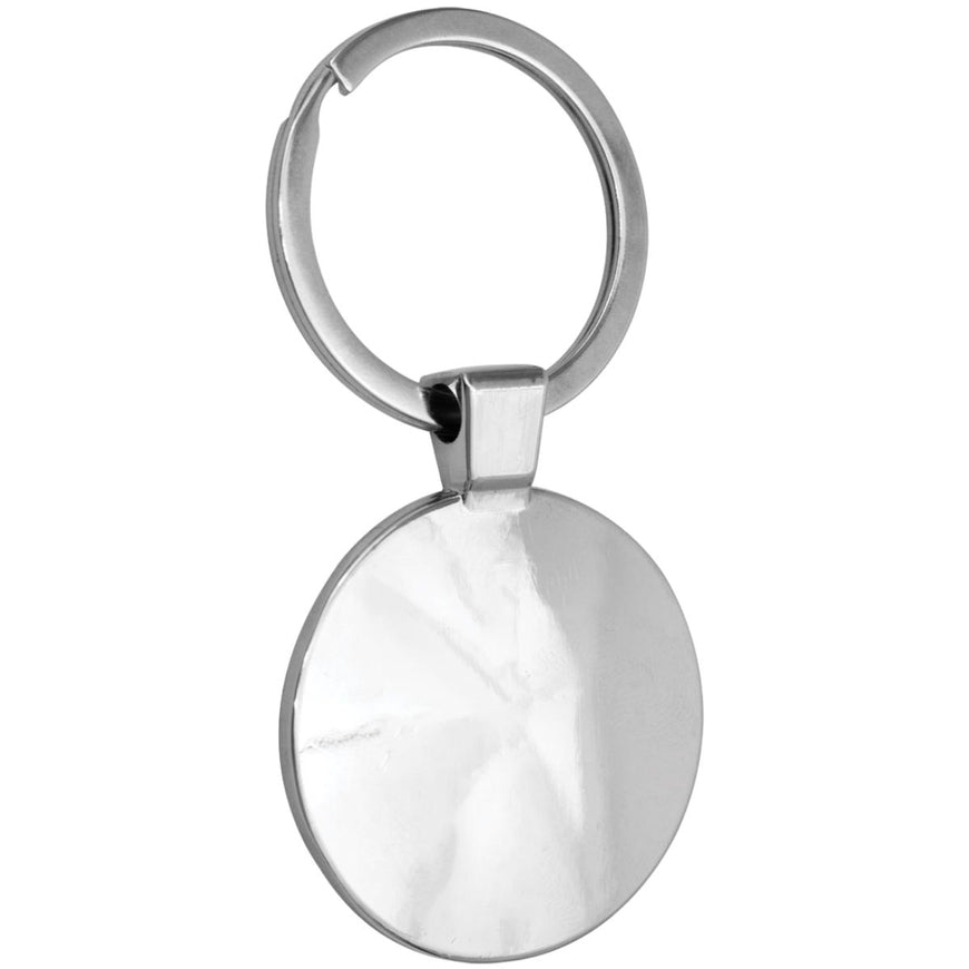 Biru Round Dome Keyring – Branded Keyrings