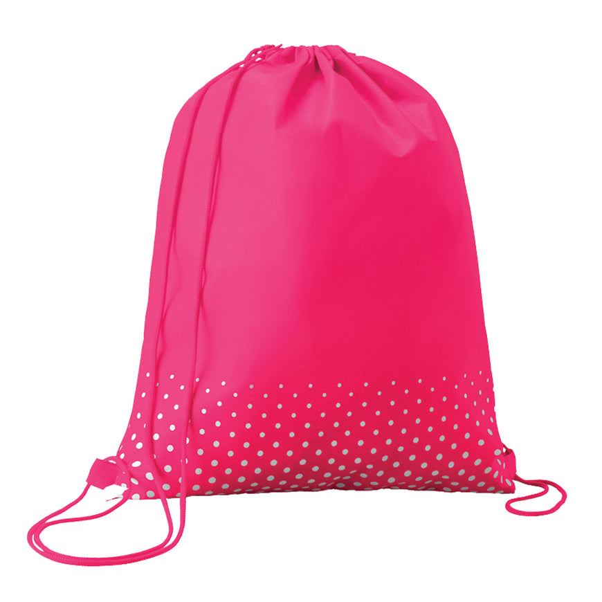 Polka Dot Drawstring – Branded Drawstring Bags