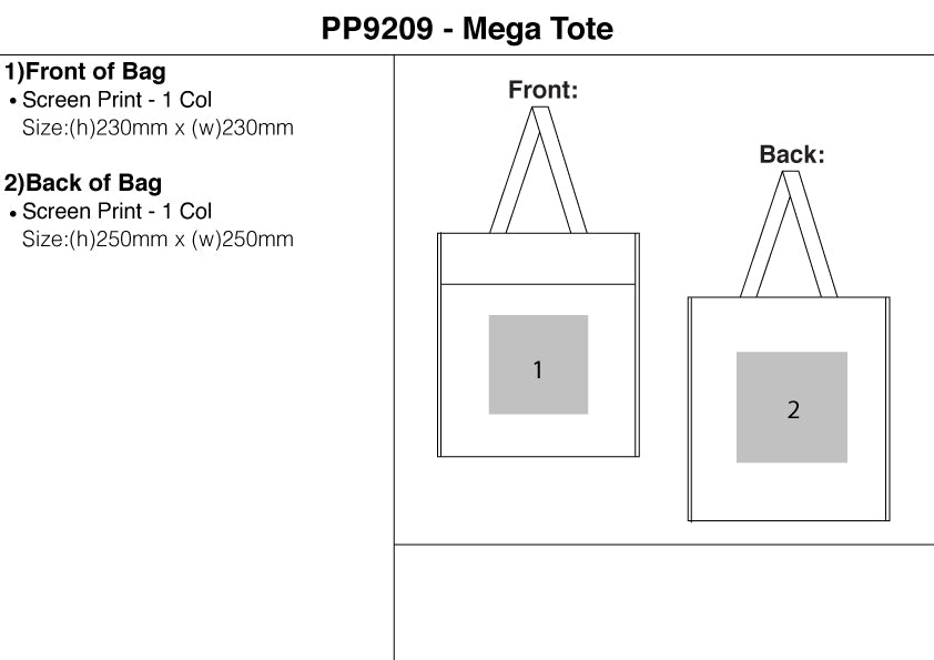 Mega Tote – Branded Eco-Friendly