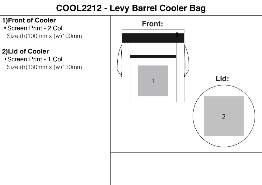 Levy Barrel Cooler Bag – Branded Picnic and Outdoor