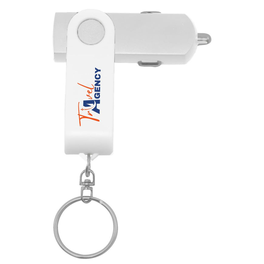 Swivel Car Charger – Branded Leisure Travel