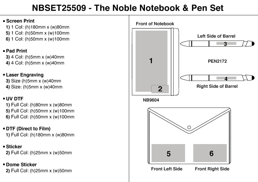 The Noble Notebook & Pen Set – Branded Gift Sets