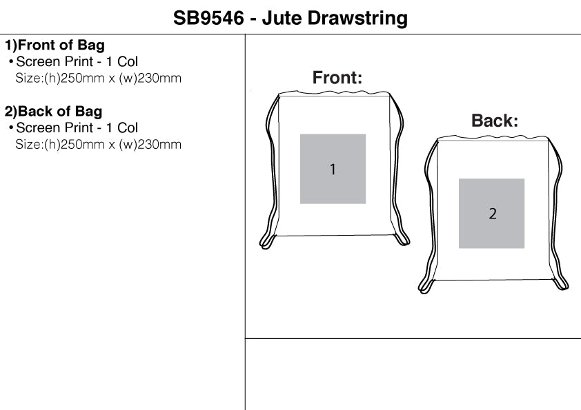 Jute Drawstring – Branded Drawstring Bags