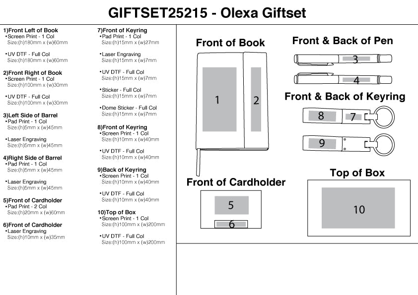 Olexa Giftset – Branded Gift Sets