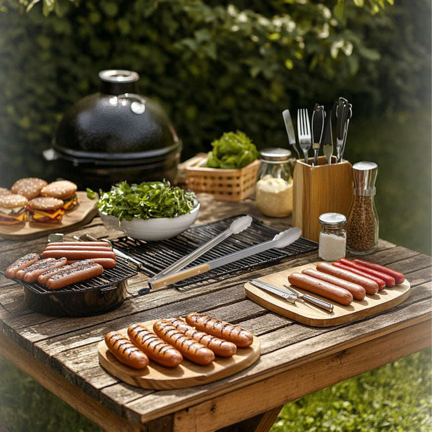 Braai Tong with Bamboo Handle – Branded Picnic and Outdoor
