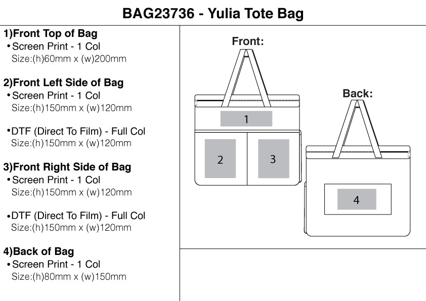 Yulia Tote Bag – Branded Tote Bags
