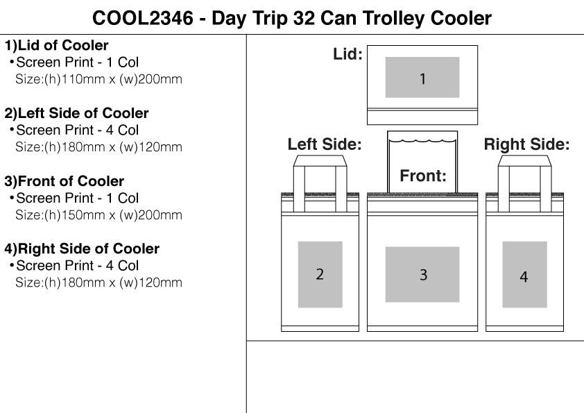 Day Trip 32 Can Trolley Cooler – Branded Cooler Bags