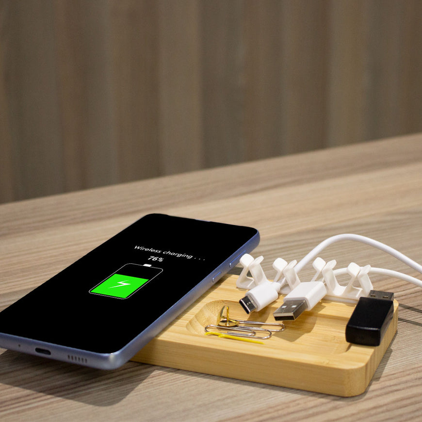 Wireless Charger & Desktop Organiser – Branded Technology