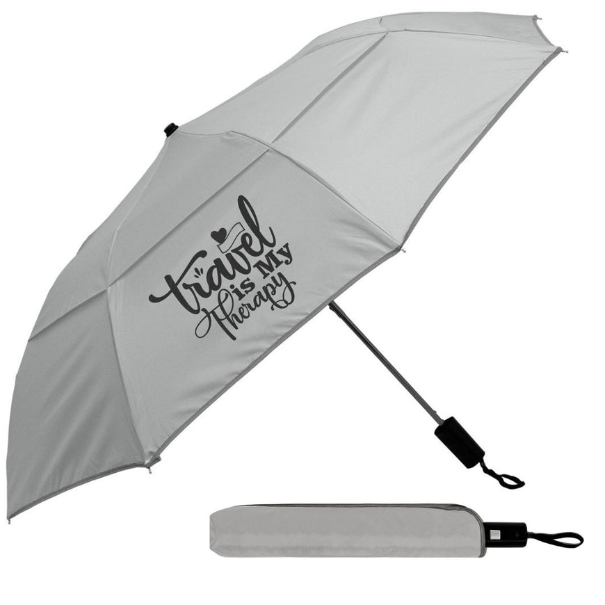Reflective Piping Windproof Umbrella (UMB23802) – Branded Umbrellas