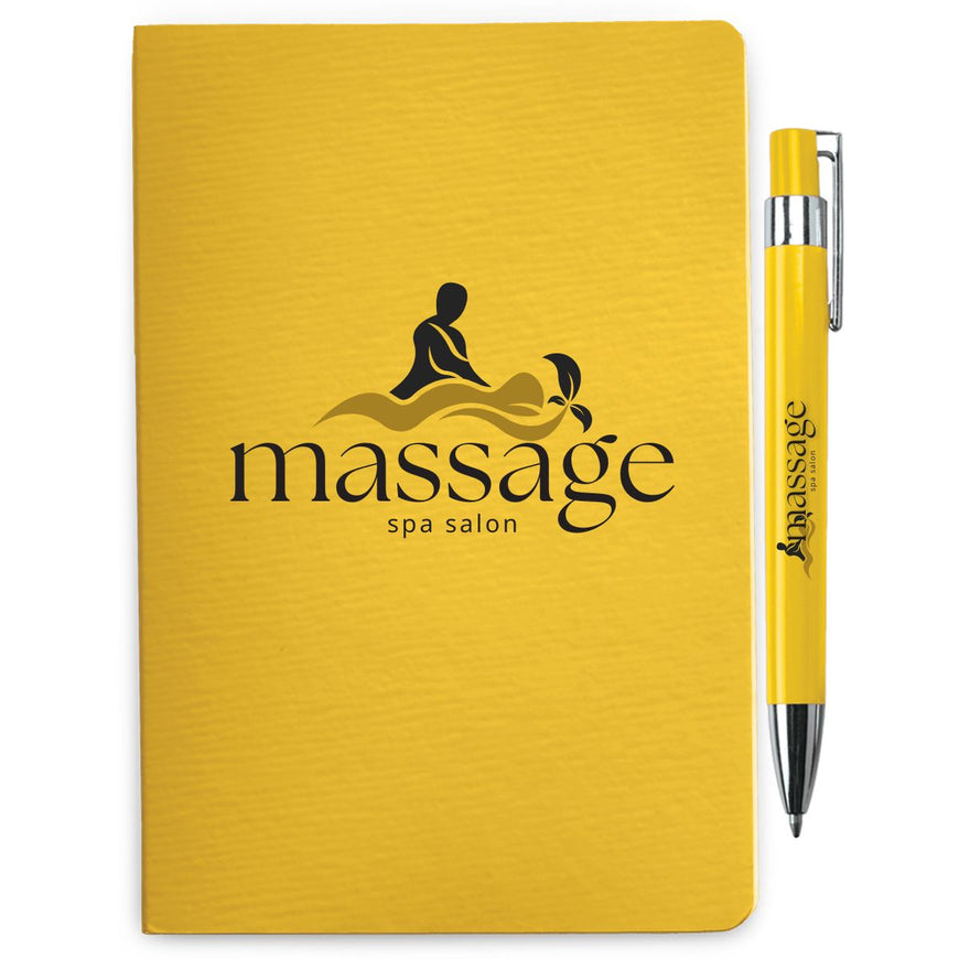 Scripted Style Notebook & Pen Set (NBSET25503) – Branded Gift Sets