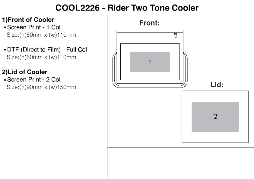 Rider Two Tone Cooler – Branded Cooler Bags