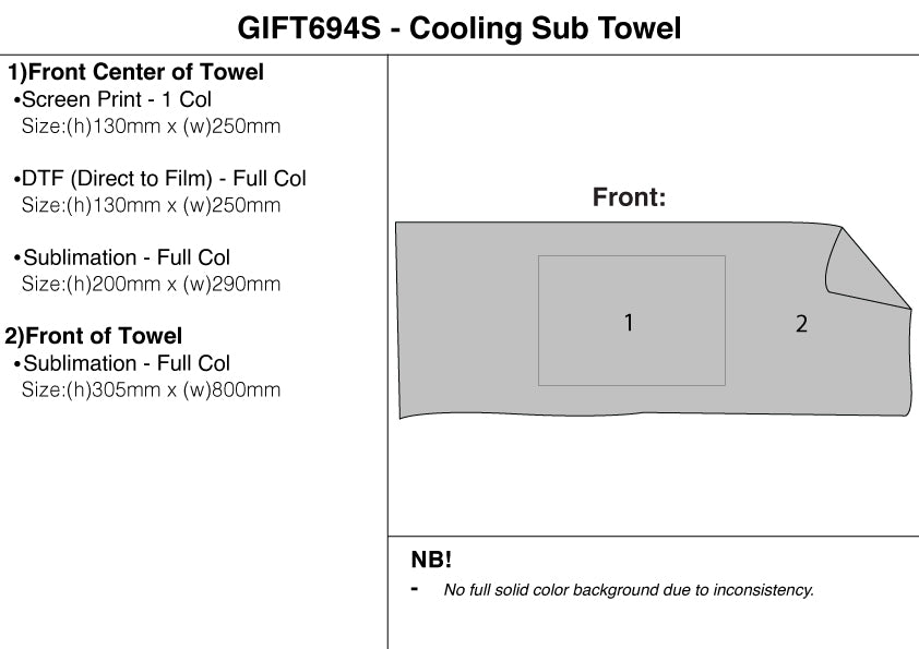 Cooling Sub Towel – Branded Personal Care
