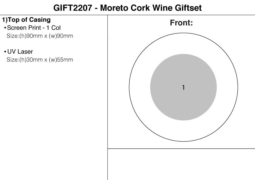 Moreto Cork Wine Giftset – Branded Picnic and Outdoor