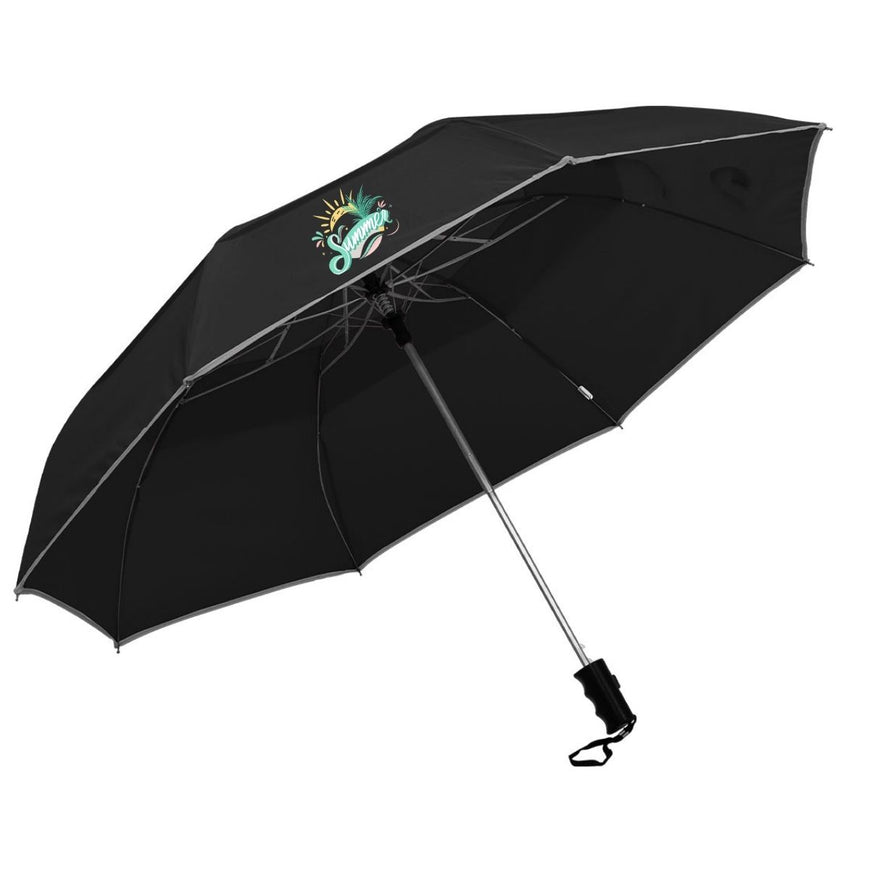 Reflective Piping Windproof Umbrella (UMB23802) – Branded Umbrellas
