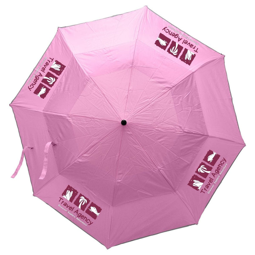 Reflective Piping Windproof Umbrella (UMB23802) – Branded Umbrellas