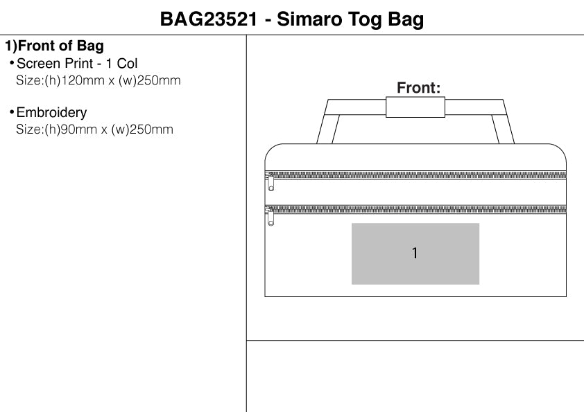 Simaro Tog Bag – Branded Tog Bags
