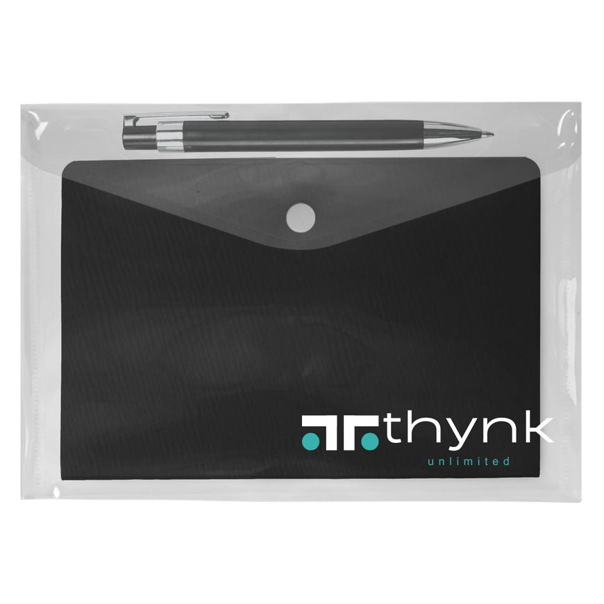 Scripted Style Notebook & Pen Set (NBSET25503) – Branded Gift Sets