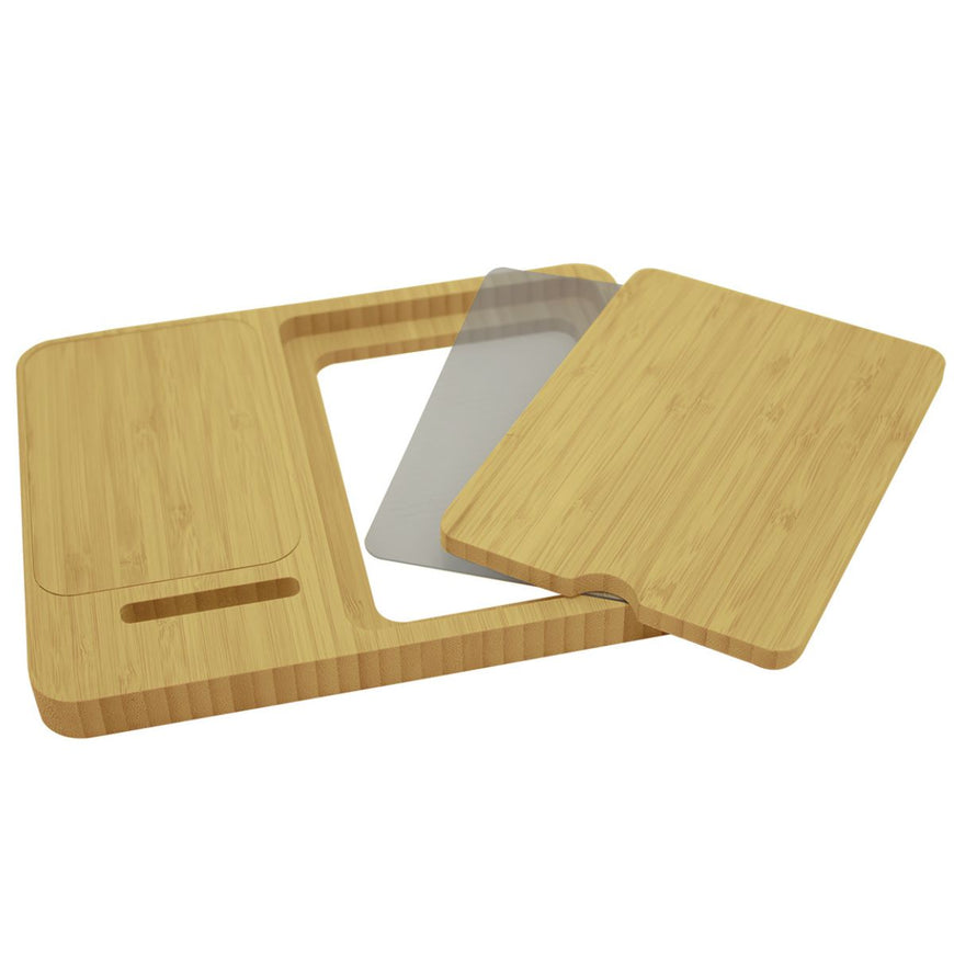 Bamboo Wireless Charger & Photo Frame – Branded Technology