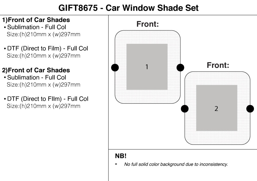 Car Window Shade Set – Branded Promotional Gifts