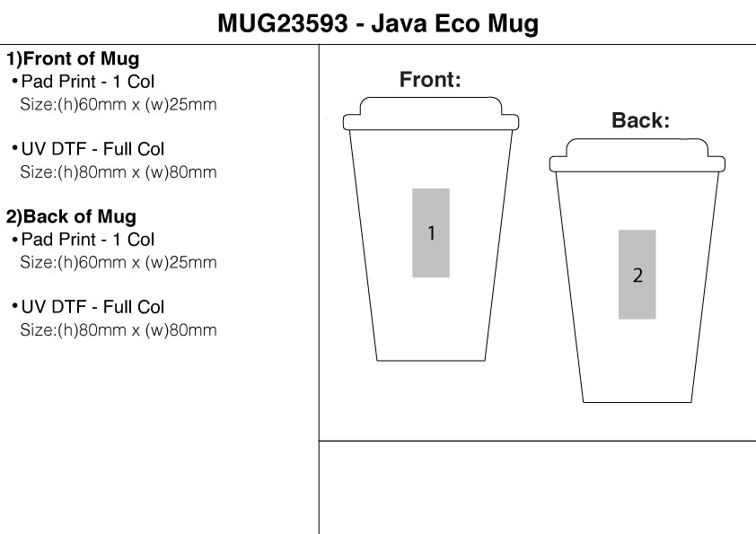550ml Java Eco Tumbler – Branded Drinkware