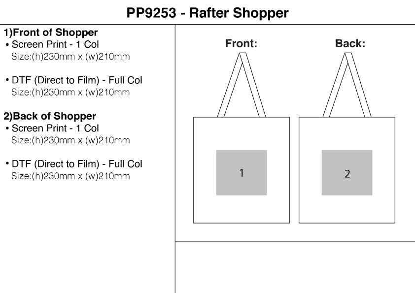 Rafter Shopper – Branded Shopping Bags