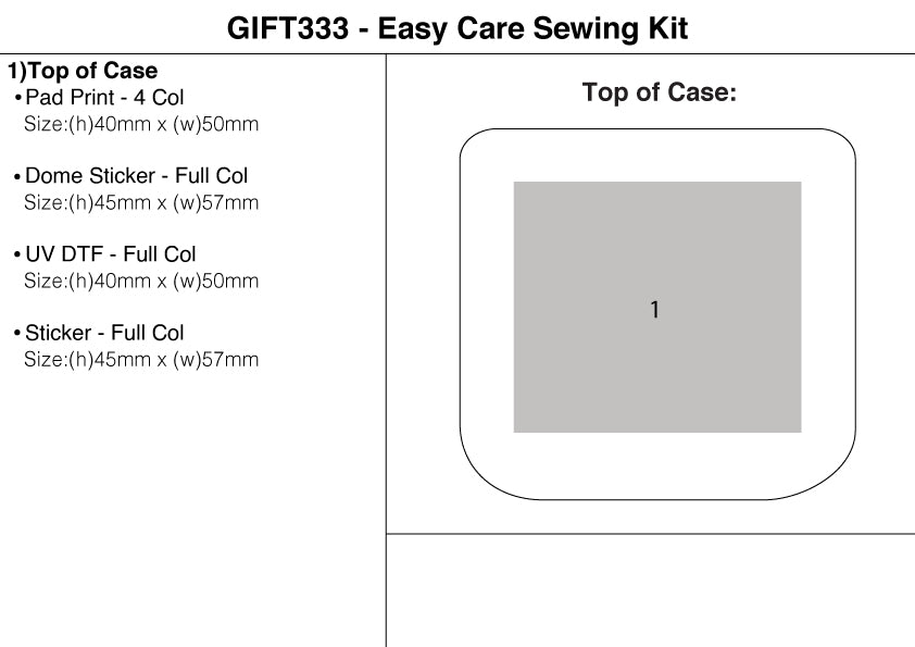 Easy Care Sewing Kit – Branded Promotional Gifts