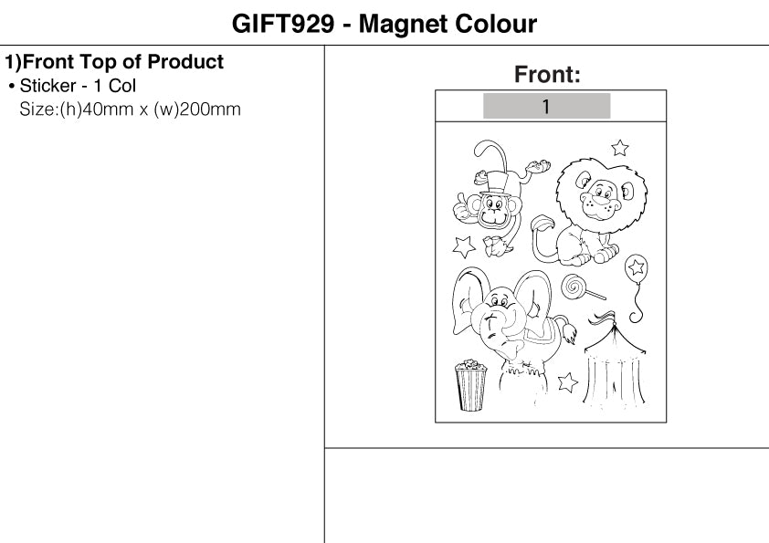 Magnet Colour – Branded Promotional Gifts
