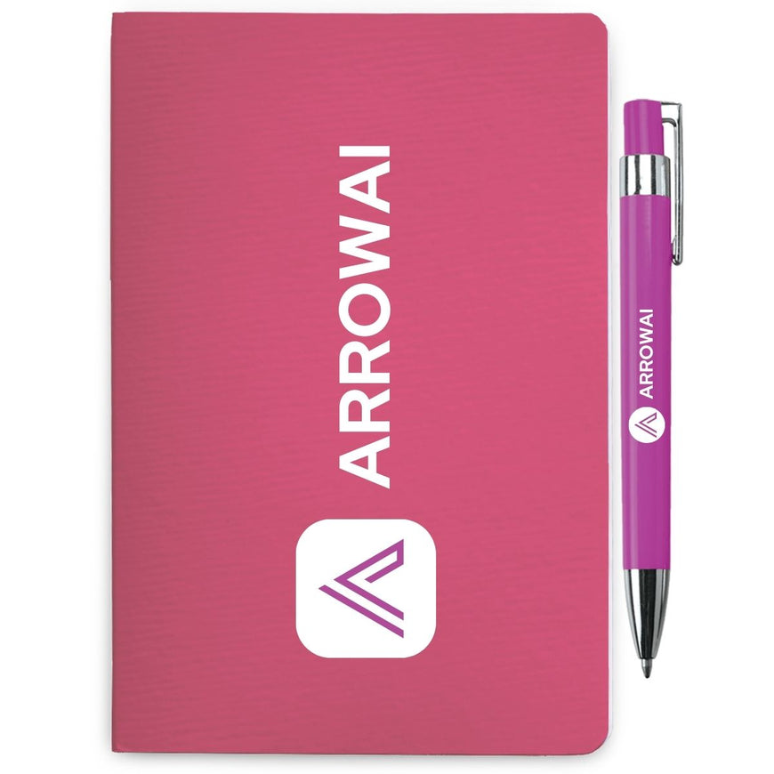 Scripted Style Notebook & Pen Set (NBSET25503) – Branded Gift Sets