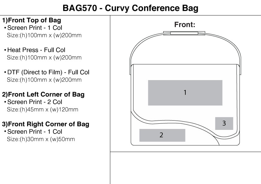 Curvy Conference Bag – Branded Conference Bags