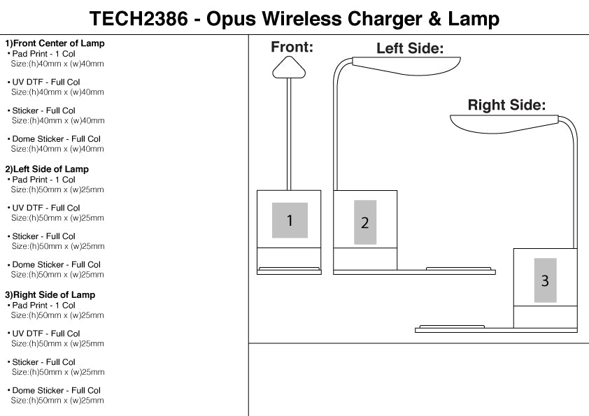 Opus Wireless Charger & Lamp – Branded Technology