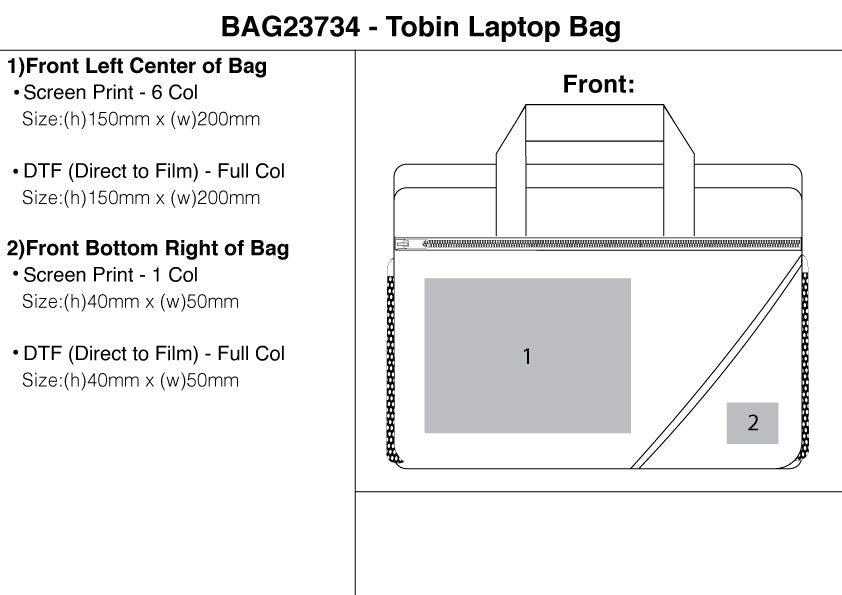 Tobin Laptop Bag – Branded Laptop Bags