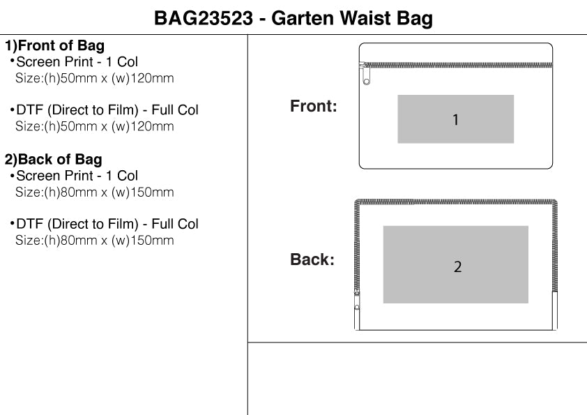 Garten Waist Bag – Branded Leisure Travel