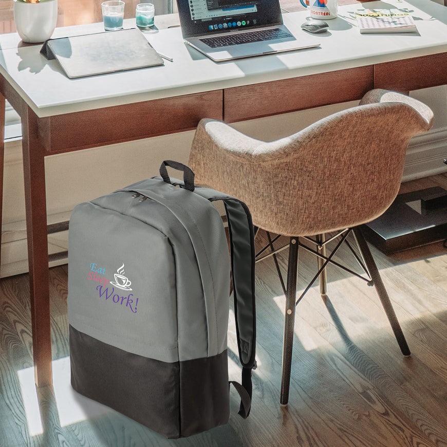 2 Tone Laptop Backpack – Branded Laptop Bags