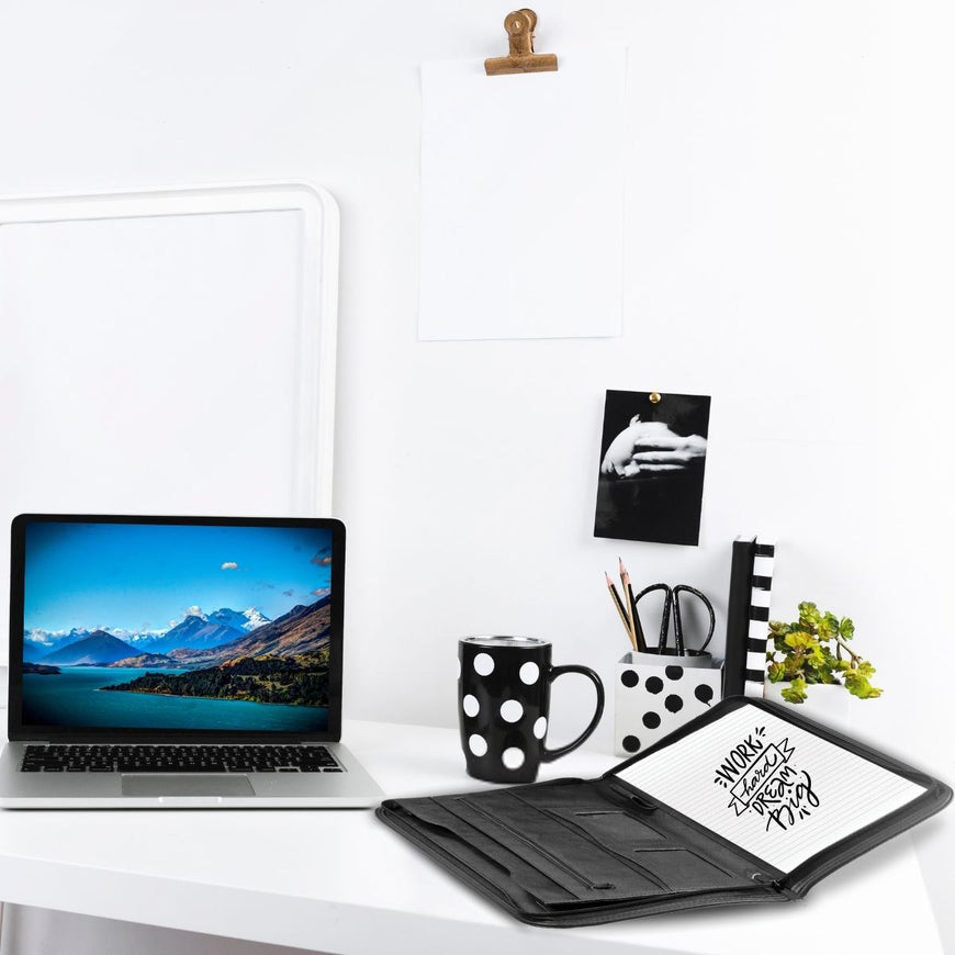 The Player Zip Around Folder+Pad – Branded Conference Folders