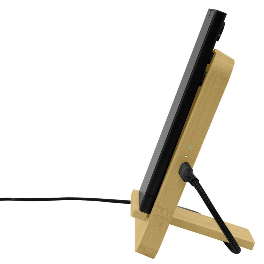 Bamboo Wireless Charger & Photo Frame – Branded Technology