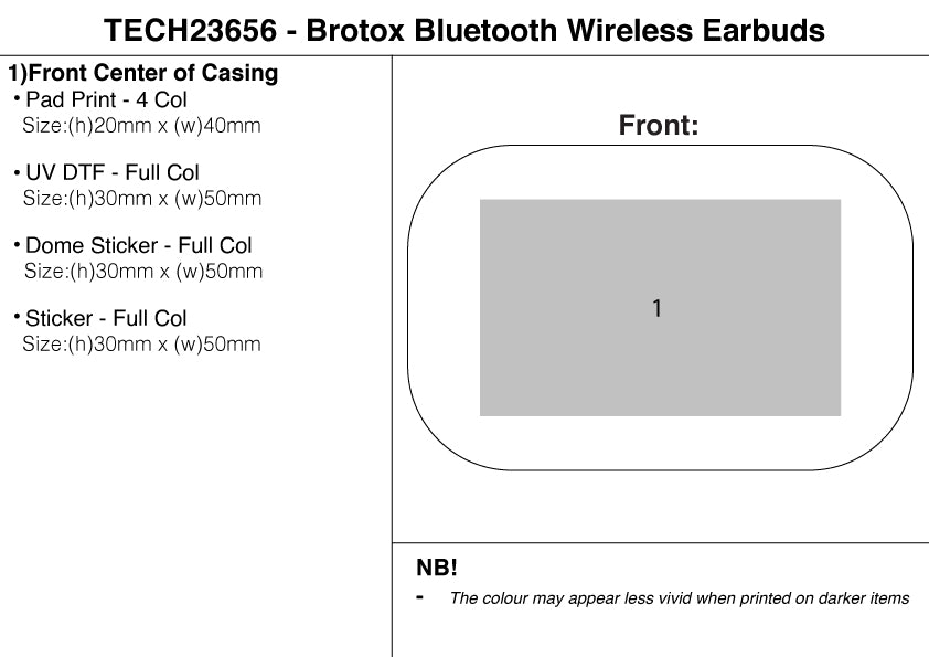 Brotox Bluetooth Wireless Earbuds – Branded Technology