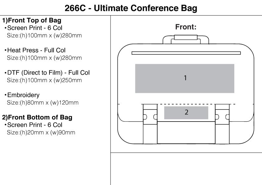 Ultimate Conference Bag (266C(600D)) – Branded Conference Bags