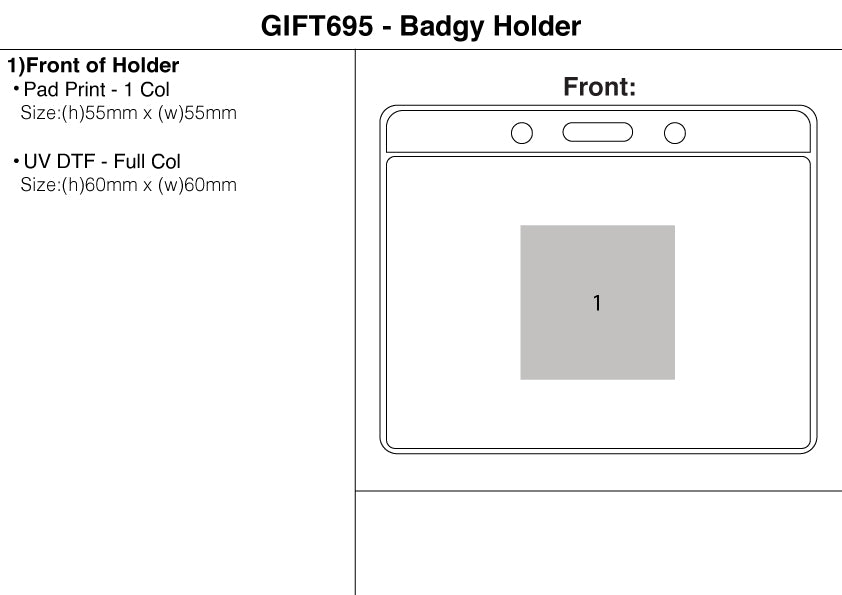 Badgy Holder – Branded Promotional Gifts