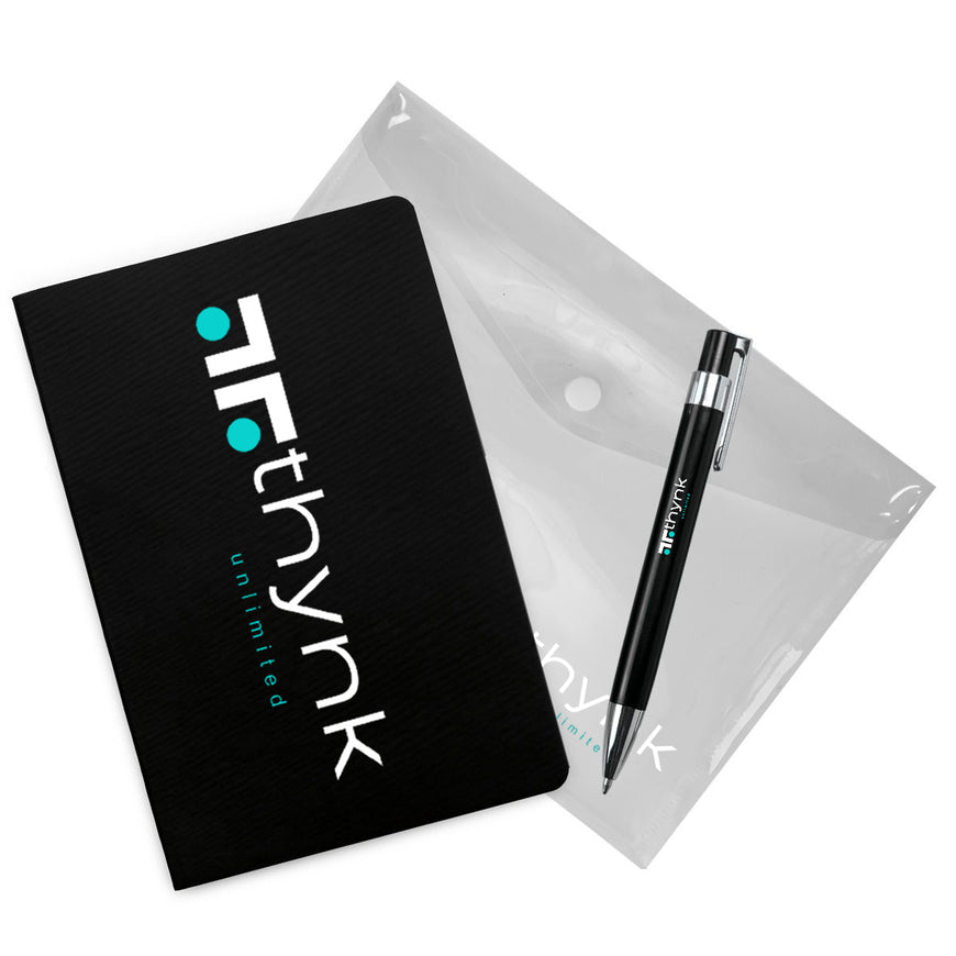 Scripted Style Notebook & Pen Set (NBSET25503) – Branded Gift Sets
