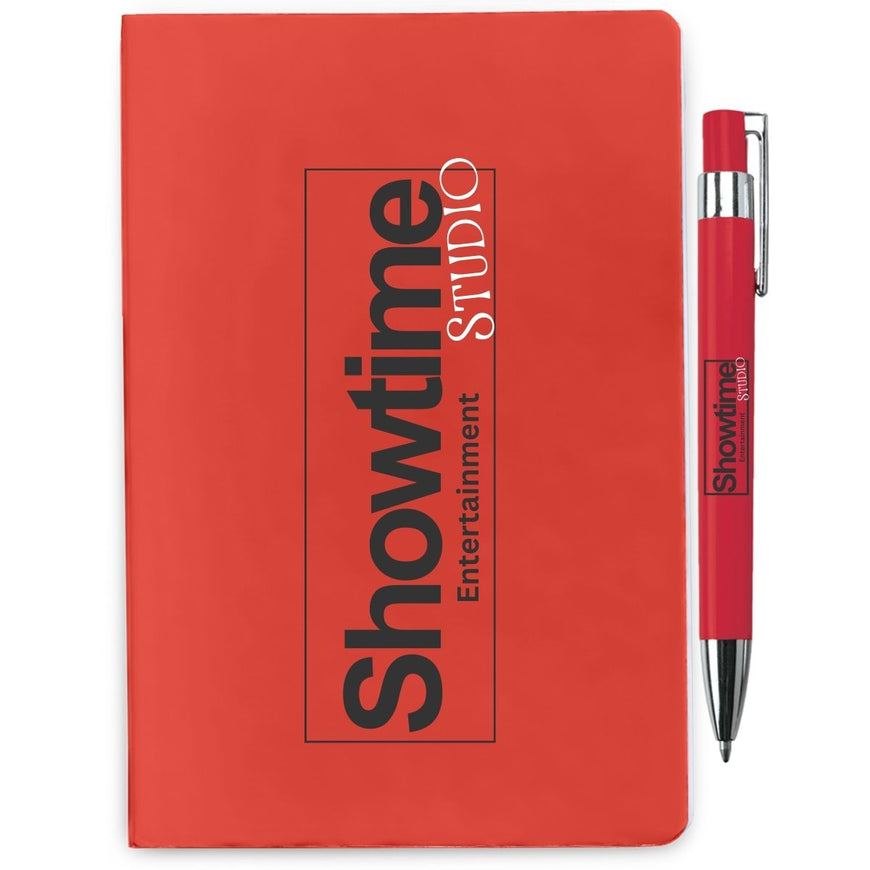 Scripted Style Notebook & Pen Set (NBSET25503) – Branded Gift Sets