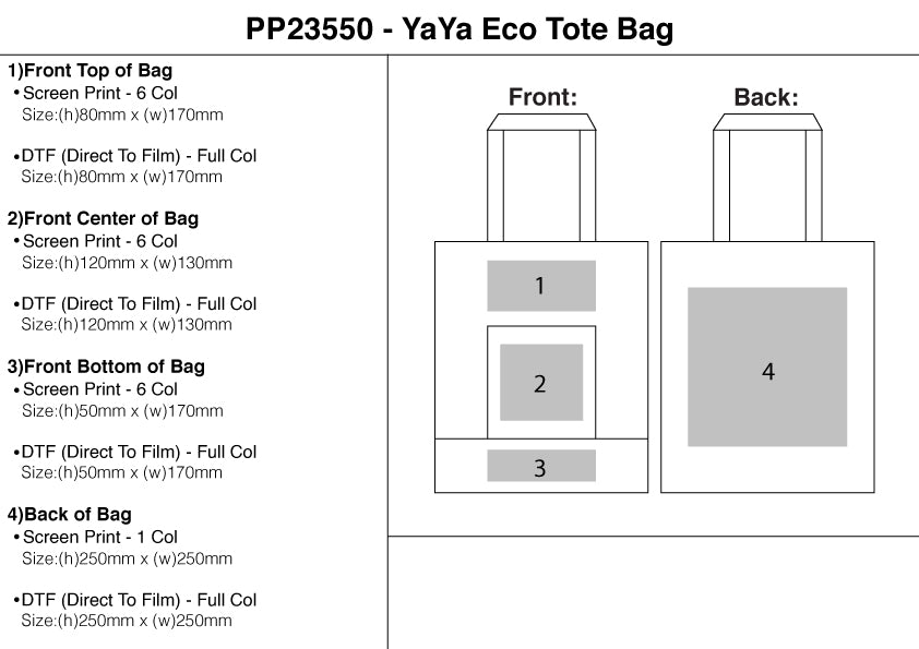 YaYa Eco Tote Bag – Branded Tote Bags
