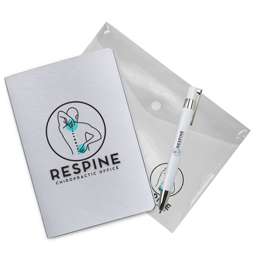 Scripted Style Notebook & Pen Set (NBSET25503) – Branded Gift Sets